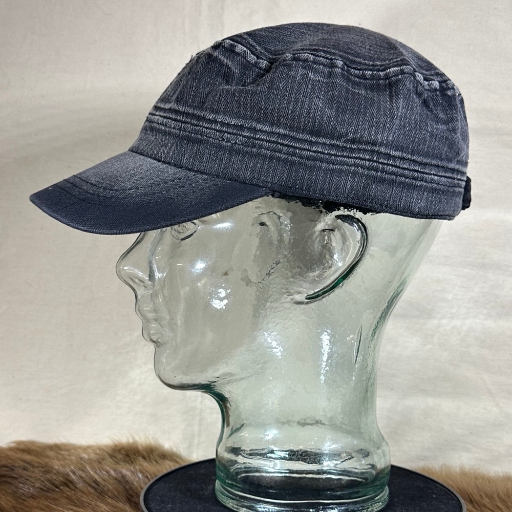 Conductor Black Denim Cap - Picture 5 of 5